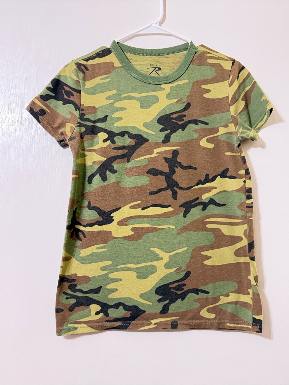 Women’s Camo Short Sleeve Tee - Green/Brown